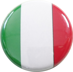 Italien Flagge Button